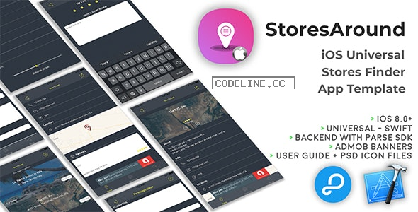 StoresAround – iOS Universal Store Finder App Template (Swift) 20 July 2021