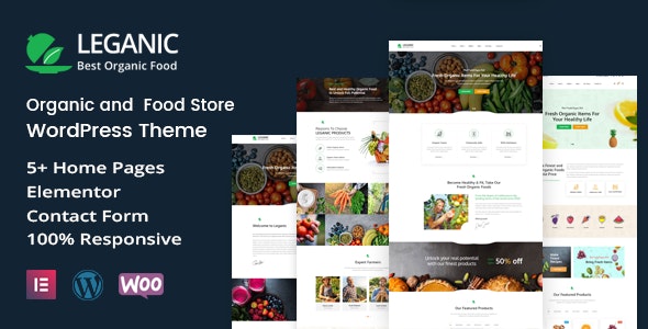 Leganic v1.7 – Organic and Food Store WordPress Theme
