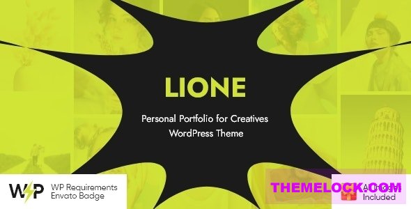 Lione v1.3.1 – Personal Portfolio for Creatives WordPress Theme