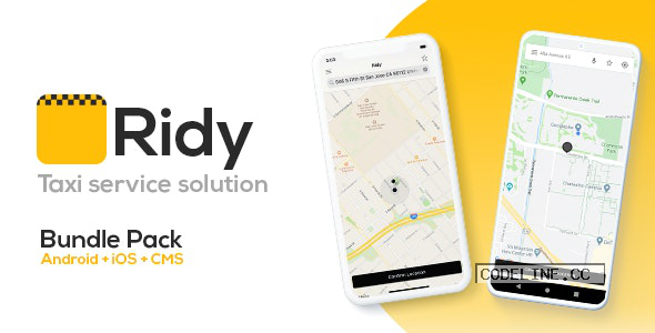 Ridy v3.4.0 – Taxi Application Android & iOS + Dashboard