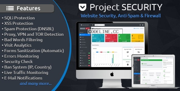 Project SECURITY v4.4.2 – Website Security, Anti-Spam & Firewall