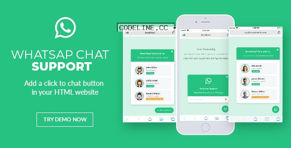 WhatsApp Chat Support – jQuery Plugin 3 July 2021