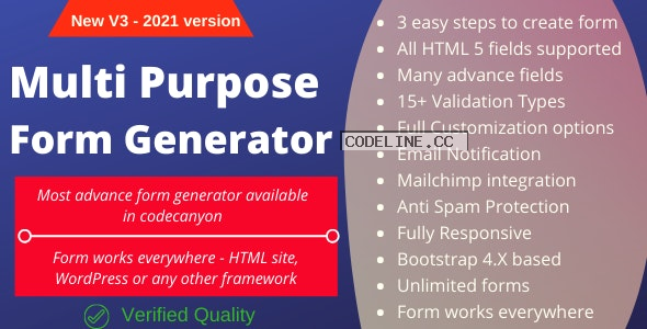 Multi-Purpose Form Generator & docusign (All types of forms) with SaaS v3.95