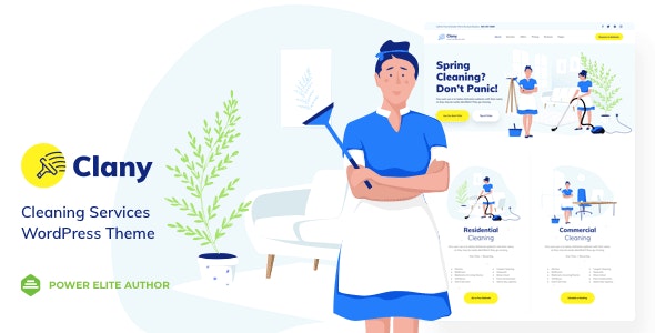Clany 1.2.1 – Cleaning Services – WordPress Theme