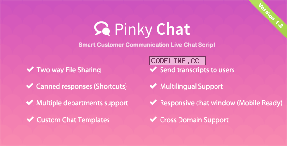 Pinky Chat v1.2 – Live Chat Support Script