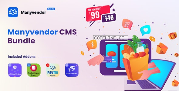 Manyvendor v3.0 – eCommerce & Multi-vendor CMS Bundle