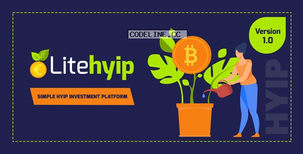 LiteHYIP v1.0 – Simple HYIP Investment Platform