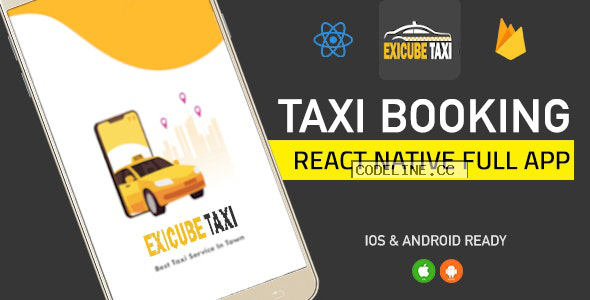 Exicube Taxi App ( GrabCab ) + iOS + Android + Web + Admin (17 February 2021)
