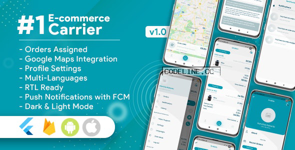 Carrier For E-Commerce Flutter App v1.0