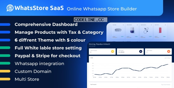 WhatsStore SaaS v1.0 – Online WhatsApp Store Builder
