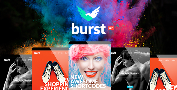 Burst v3.5 – A Bold and Vibrant WordPress Theme