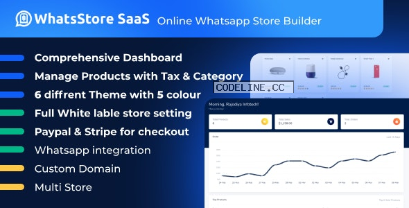 WhatsStore SaaS v3.7 – Online WhatsApp Store Builder