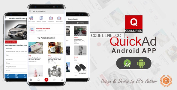 Quickad v1.6 – Classified Native Android App