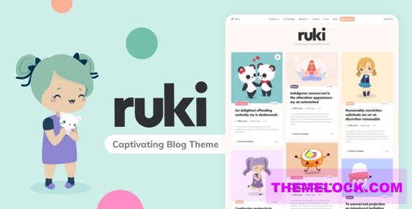 Ruki v1.3.1 – A Captivating Personal Blog Theme