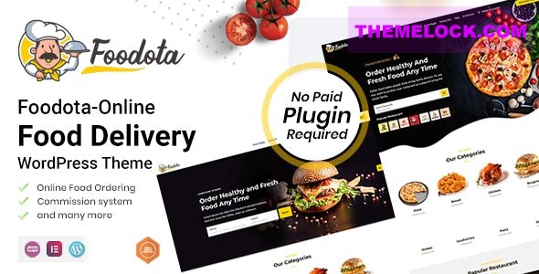 Foodota v1.0.8 – Online Food Delivery WordPress Theme