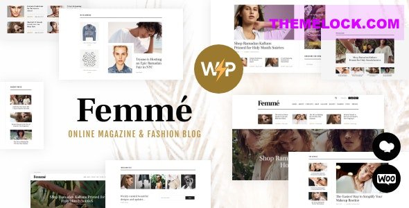 Femme v1.3.3 – An Online Magazine & Fashion Blog WordPress Theme
