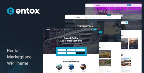 Entox v1.0.3 – Rental Marketplace WordPress Theme