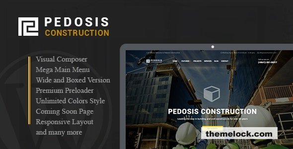 Pedosis – Construction Responsive WordPress Theme