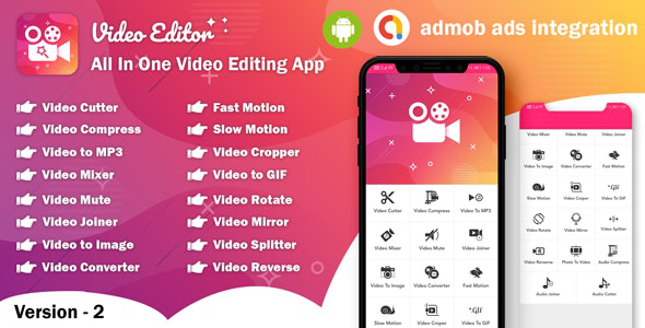 Android Video Editor V2.0 – All In One Video Editor App (64bit)