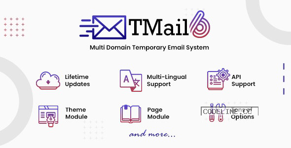 TMail v6.3 – Multi Domain Temporary Email System