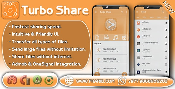 Turbo Share v1.6 – ShareIt Clone | Ultimate Transfer & Share