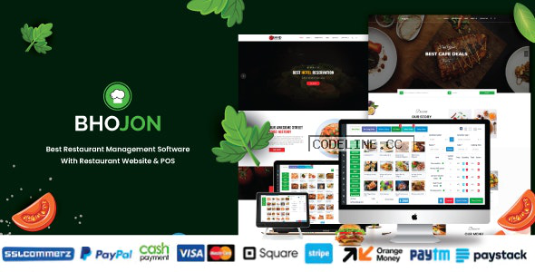 Bhojon v2.7 – Best Restaurant Management Software with Restaurant Website