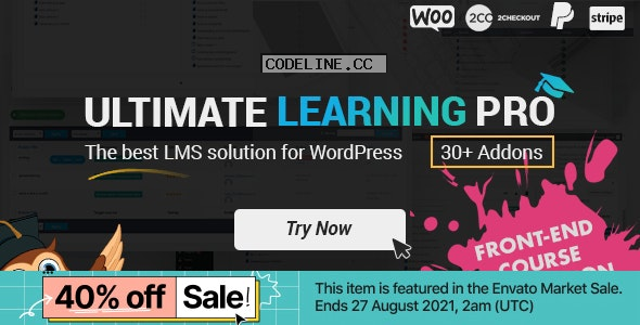 Ultimate Learning Pro WordPress Plugin v3.0