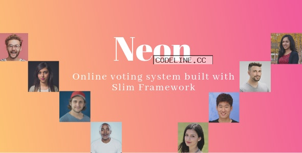 Neon – Online Voting System built with Slim Framework (08 May 2021)