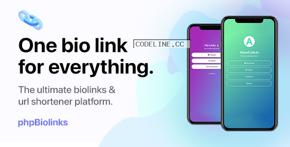 BioLinks v9.2.0 – Instagram & TikTok Bio Links & URL Shortener (SAAS Ready)