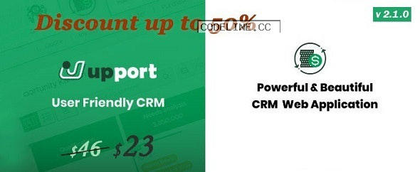 Upport CRM v2.1.0 – Laravel CRM – Open Source CRM Web Application