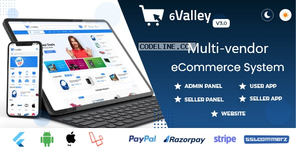 6valley Multi-Vendor E-commerce v2.1 – Complete eCommerce Mobile App, Web and Admin Panel