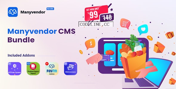 Manyvendor v1.0 – eCommerce & Multi-vendor CMS Bundle