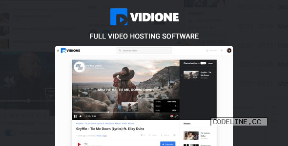 Vidione v1.5.1 – online media platform software + monetization