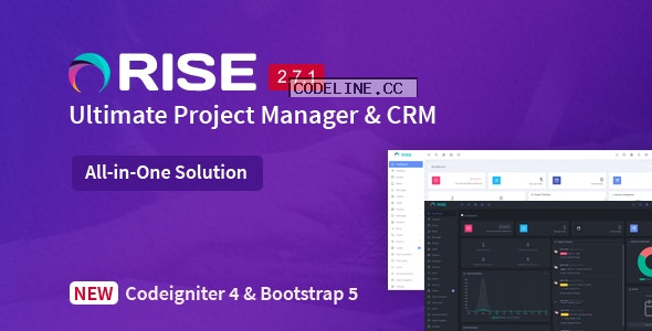 RISE v2.7.1 – Ultimate Project Manager & CRM