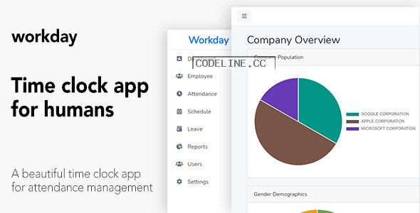 Workday v2.1 – A Time Clock Application For Employees