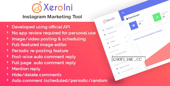 XeroIni v1.0 – Instagram Post Scheduler & Marketing Tool