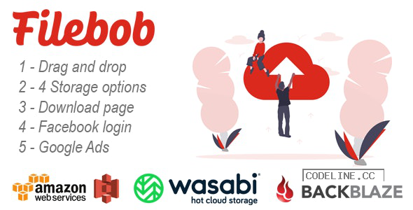 Filebob v1.2.0 – File Sharing And Storage Platform