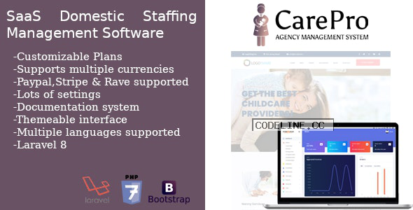 CarePro – SaaS Domestic Staffing Agency Management System (14 May 2021)