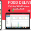 ionic 5 food delivery full (Android + iOS + Admin Panel PWA) app with firebase v1.0