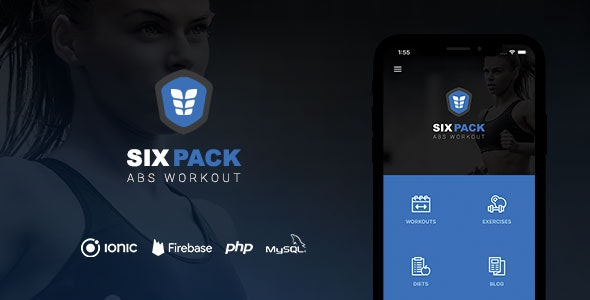 SixPack v2.0 – Complete Ionic 5 Fitness App + Backend