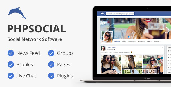 phpSocial v6.8.0 – Social Network Platform