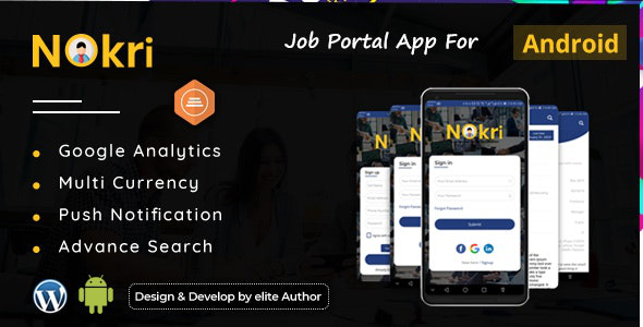 Nokri v2.2.0 – Job Board Native Android App