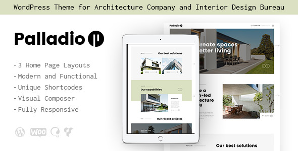 Palladio v1.1.6 – Interior Design & Architecture Theme