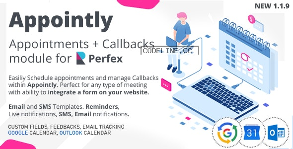 Appointly v1.1.9 – Perfex CRM Appointments