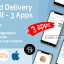 Food Delivery UI Kit in Flutter v1.0.0 – 3 Apps – Customer App + Delivery App + Owner App