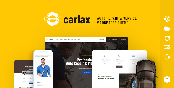 Carlax v1.0.6 – Car Parts Store & Auto Service Theme