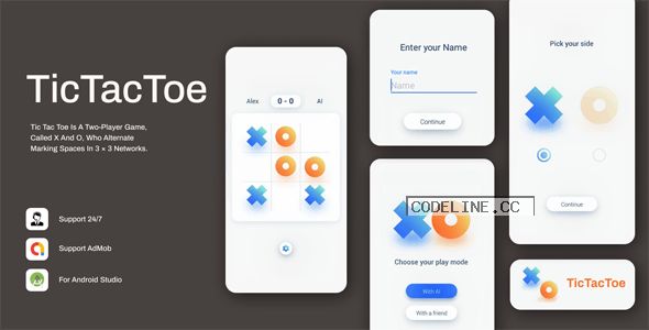 Tic Tac Toe v1.0.3 – Simple & Minimal Game