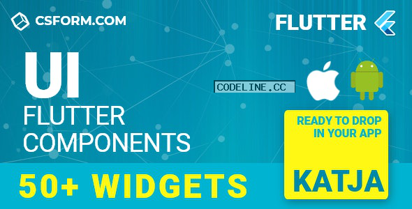 Katja v1.0 – Flutter UI Theme / Template App | Components, Widgets & Starter App