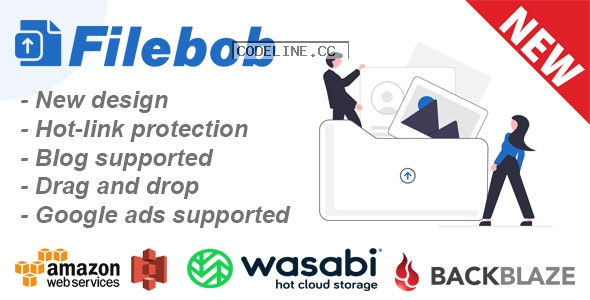 Filebob v1.3.0 – File Sharing And Storage Platform