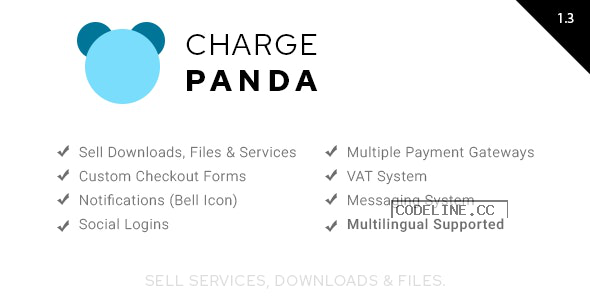 ChargePanda v1.3.0 – Sell Downloads, Files and Services (PHP Script)